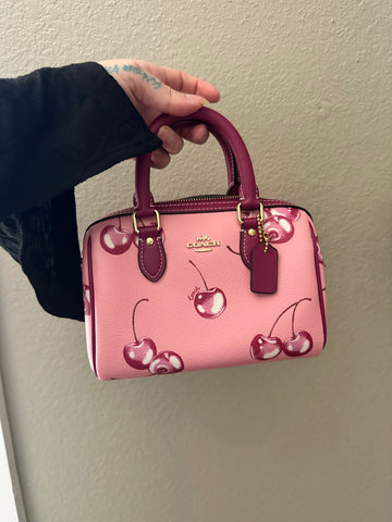 Cherry Coach Purse N crossbody