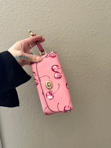 Cherry Coach sunglasses case