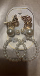 Gold N Pearl Earrings