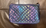 Iridescent Purple Makeup Bag
