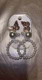 Gold N Pearl Earrings