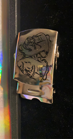 Silver Smile Now Cry Later Belt